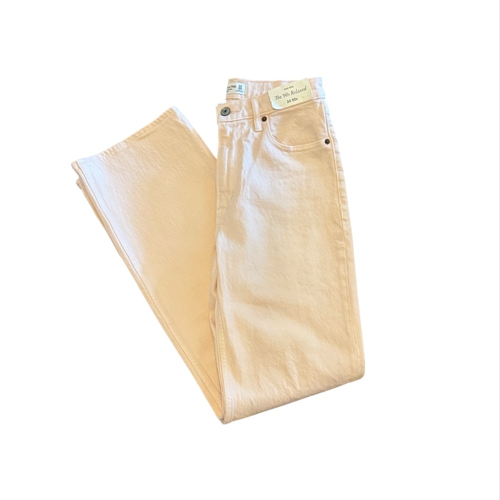 NWT Pink Abercrombie High-Waisted Jeans